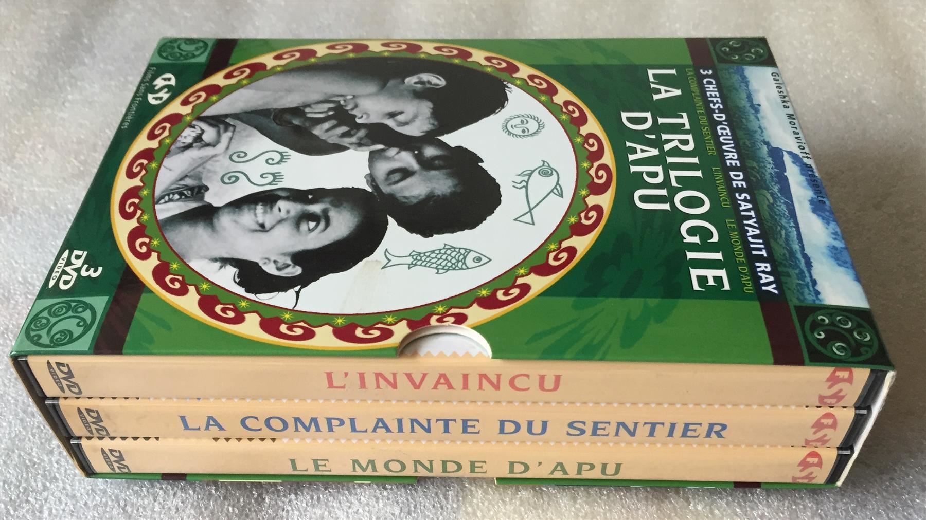 Tutti i DVDs: Satyajit Ray La Trilogie d'Apu Coff 3DVD – Nuovo (secondo la descrizione) da Genève venduto da Cockattoo 1
