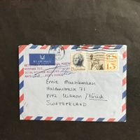 NP Brief aus den USA in die SCHWEIZ