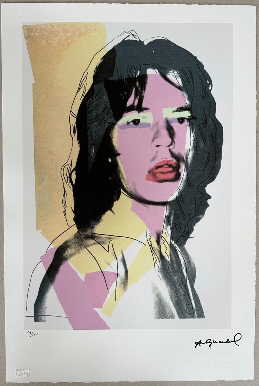 Dipinti: Andy Warhol: Mick Jagger, POP Art 49/100 – Nuovo (secondo la descrizione) da Meilen venduto da Smgdesign