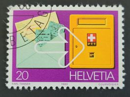 Timbre CH 1980 (5. IX) N° 645 - Chèque Postal - Postcheck