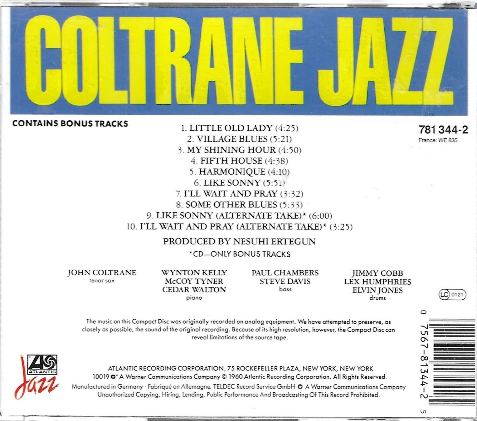 CDs: John Coltrane - Jazz – Gebraucht aus Savagnier von Ne2065 1