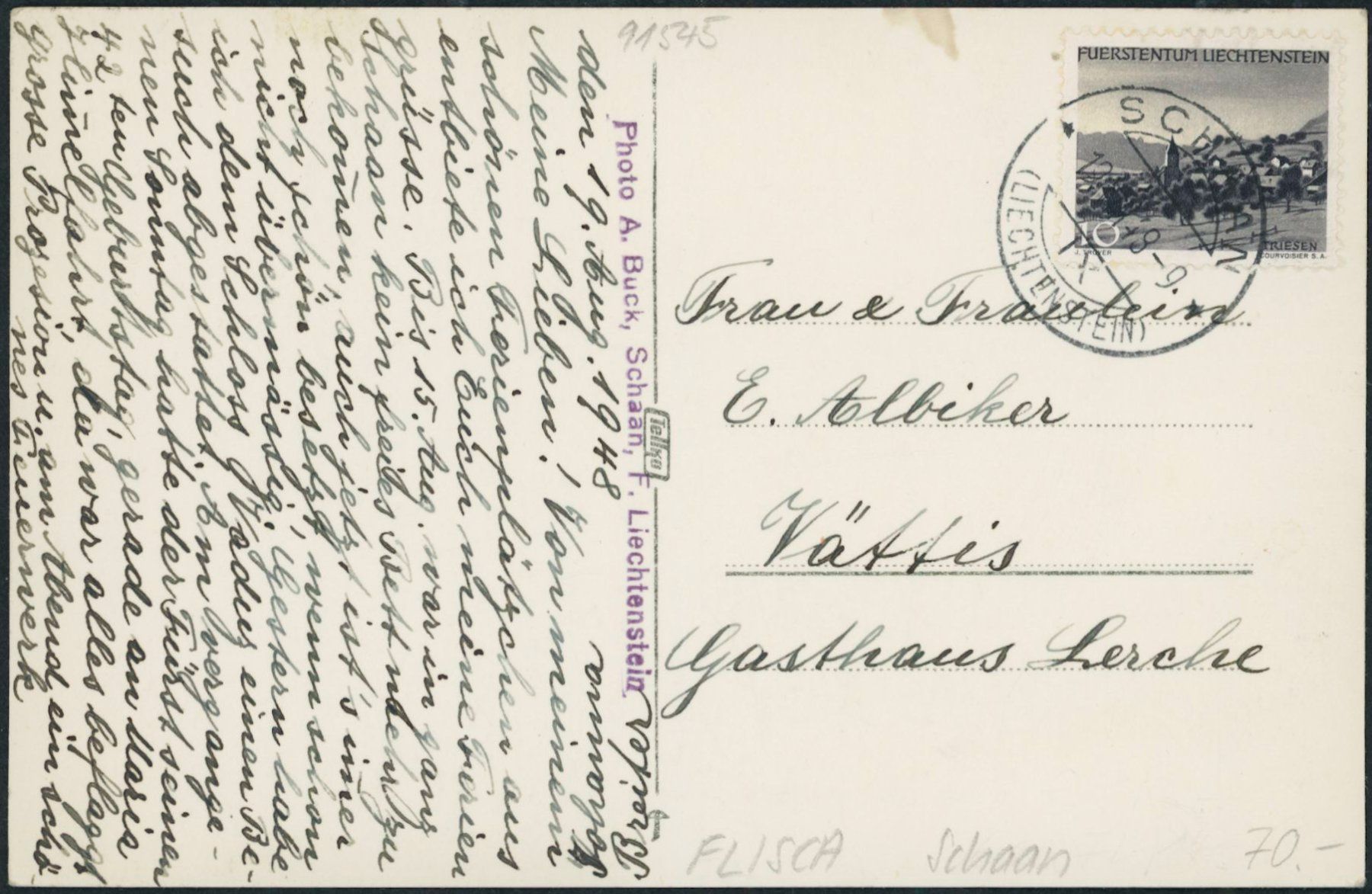Cartes postales: FL Schaan - Religion – D'occasion à Schindellegi par masutka7 1