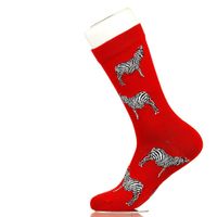 BUNTE DESIGN SOCKEN-Zebras (Small 36-40)