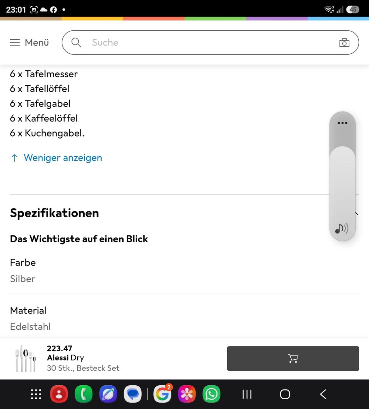 Alessi Couverts: Alessi  Besteckset 30 Teilig – Neuf avec emballage d'origine à Wikon par Speedy_li 4