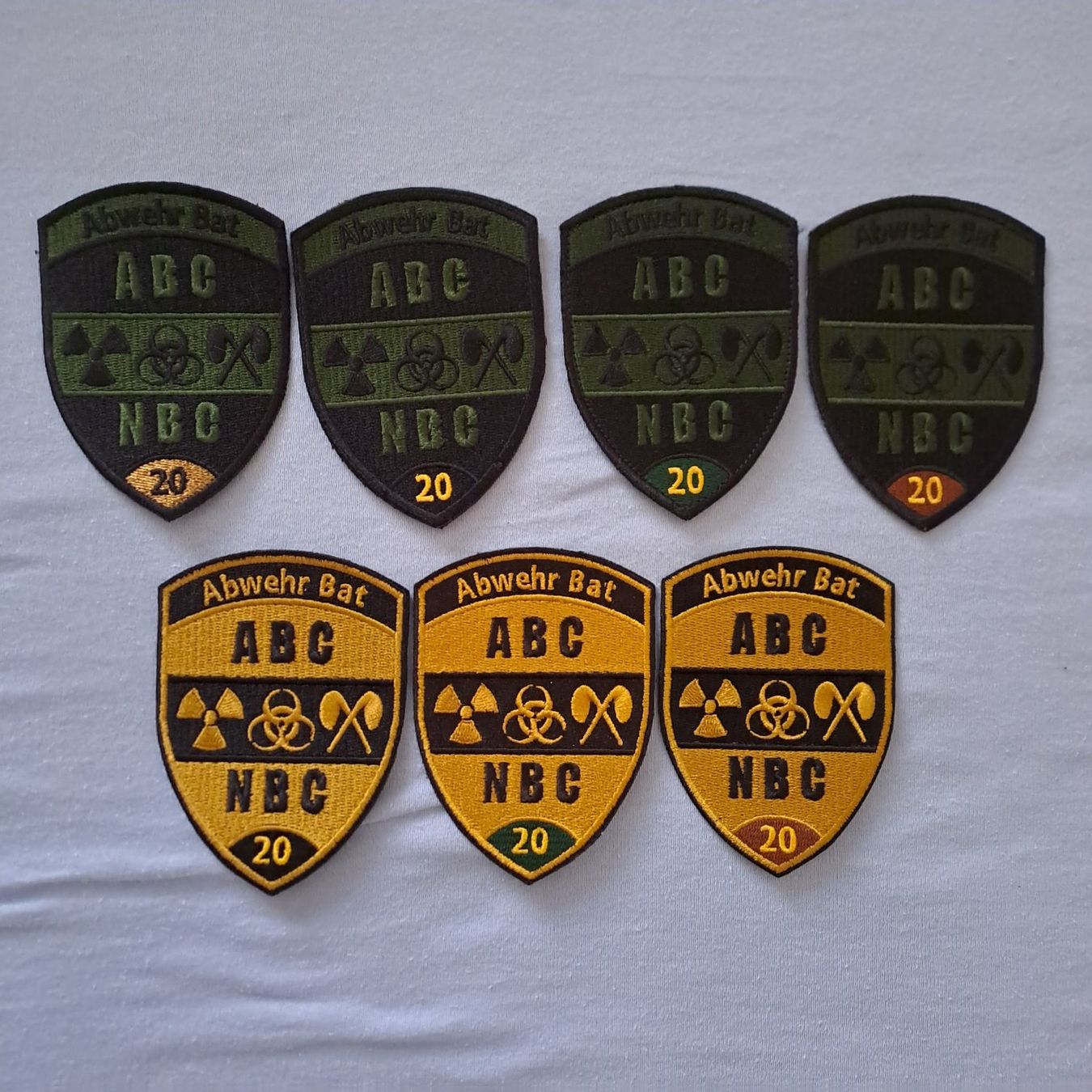 Schweizer Armee Placchette & Badge: ABC Abwehr Bat 20 – Nuovo (secondo la descrizione) da Gipf-Oberfrick venduto da Mig_29