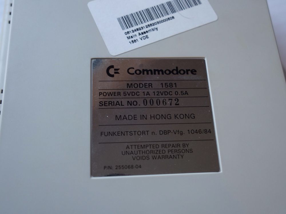 Commodore 1581 Diskdrive für C64/C128 (Gebraucht) in Bützberg für CHF ...