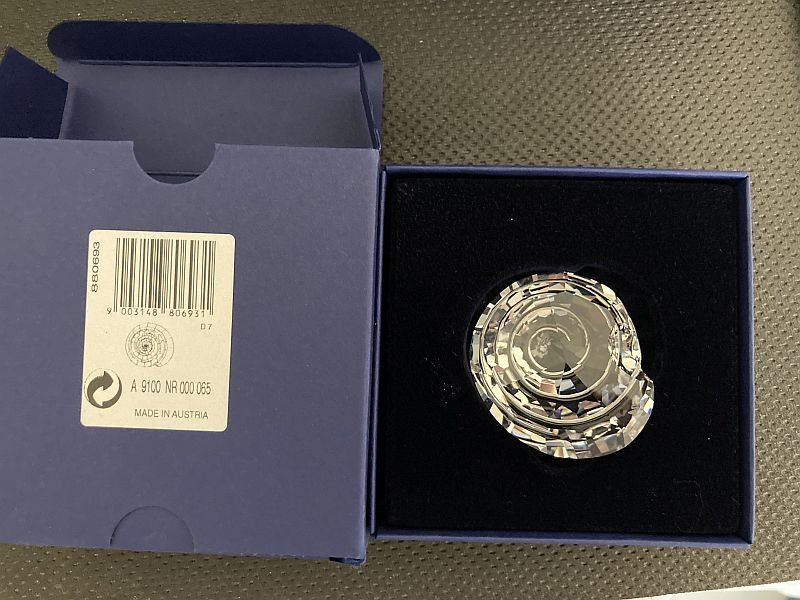 Swarovski Statuette: Chiocciola di mare – Usato da Airolo venduto da Hmagnum