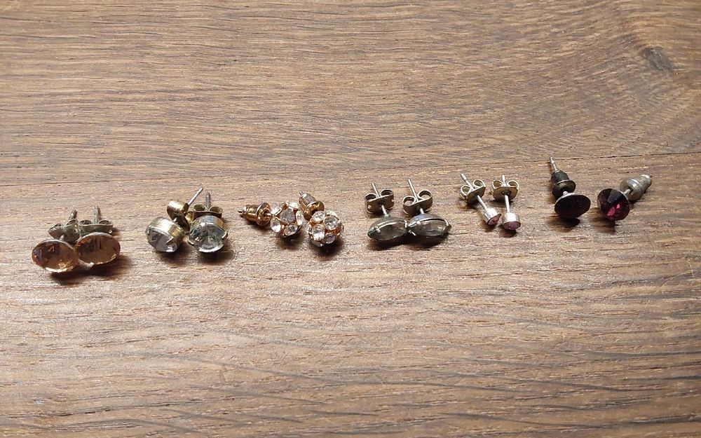 Orecchini pendenti & Orecchini a lobo: 6 Paar Ohrschmuck – Usato da Zürich venduto da knallblau 1