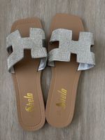 Sandales Shein argentées avec strass taille 38 neuves