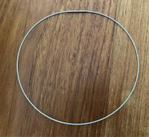 Collier Acier 1mm, 42 cm "câble" / Halskette aus Stahl