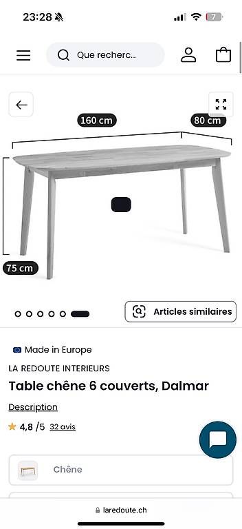 Tavoli: Table en chêne – Usato da Lausanne venduto da sam_z67h 3