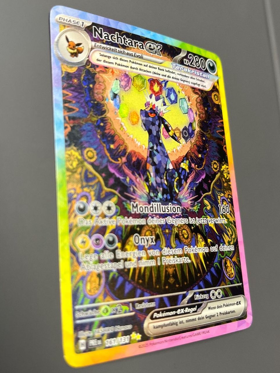 Pokémon Sammelbilder & Trading cards: Nachtara ex 161  - Prismatic Evolutions - DE – Neu (gemäss Beschreibung) aus St. Niklaus VS von tru_vj5x 2