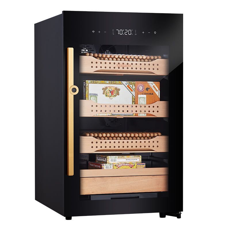 Humidor per sigari: Zigarren Humidor elektronisch mit Fingerprint – Nuovo e nell'imballaggio originale da Seuzach venduto da Wolf936 1