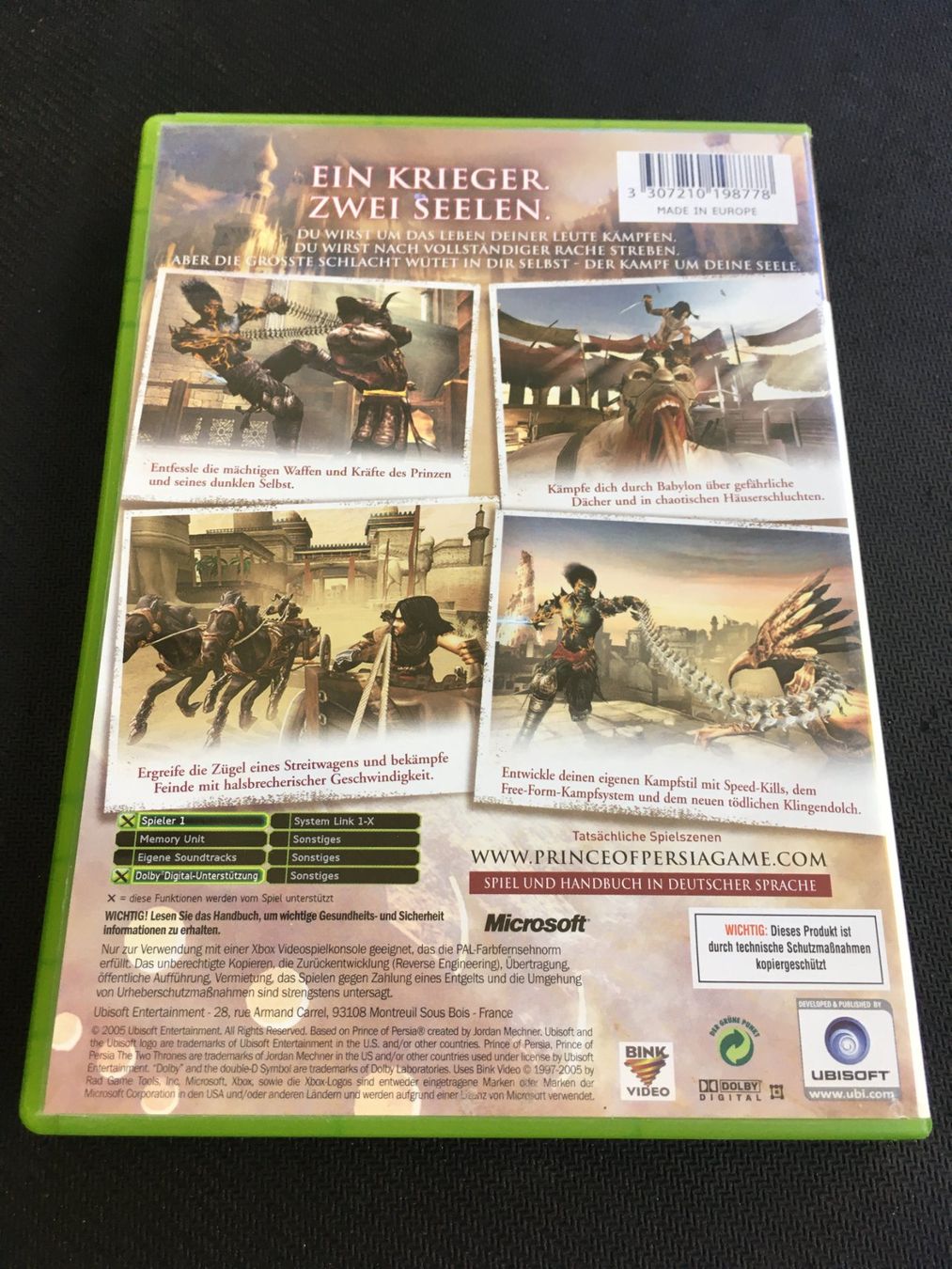 Microsoft Spiele: Prince of Persia The Two Thrones - Xbox – Gebraucht aus St.Gallen von sjosjo 1