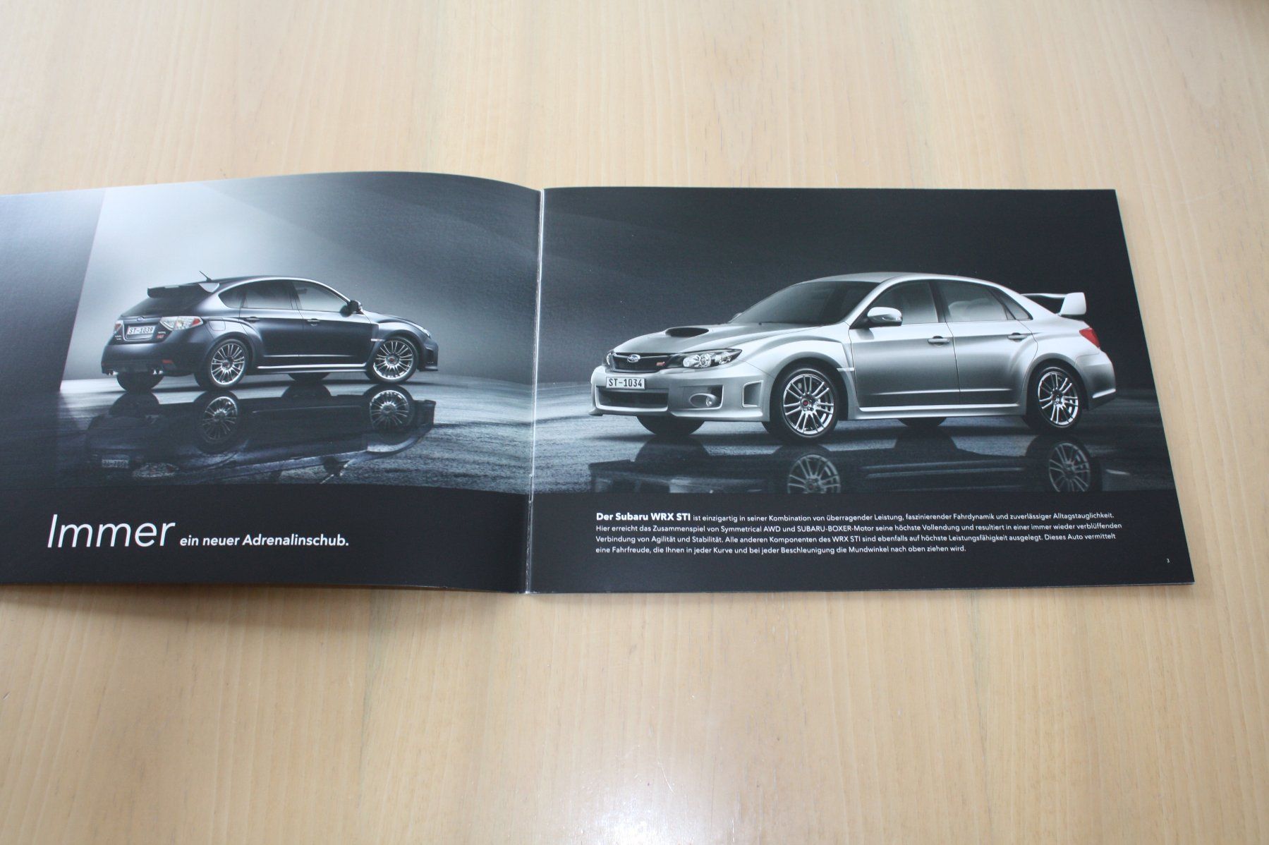 Subaru Documenti: Subaru WRX STI CH-Broschüre 2011 – Usato da Wikon venduto da erwin400 1