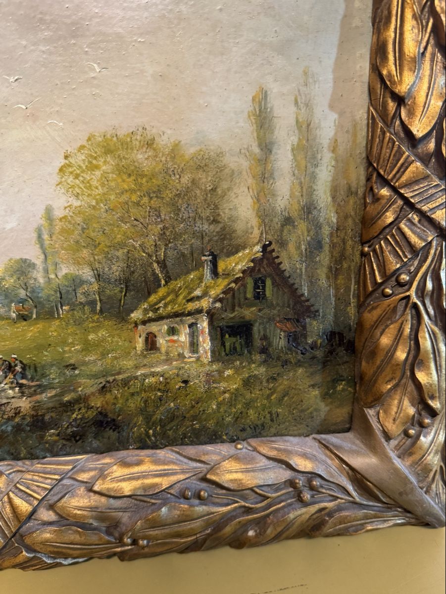 Tableaux: Original gemalte signiert Bild Antik  – D'occasion à Schlieren par Freundlich02 3