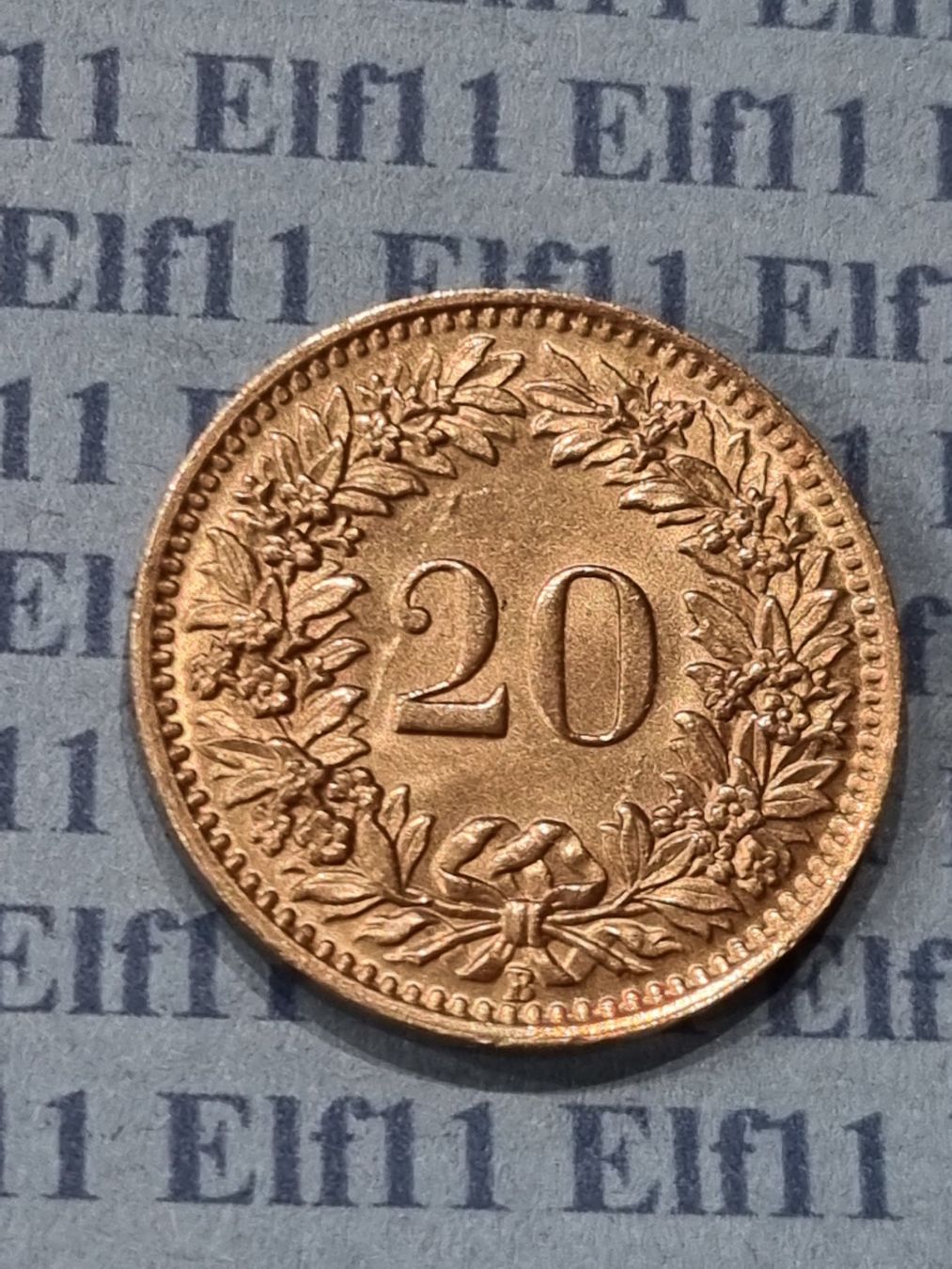 Tutti le monete: CHF___0.20 1939 stgl Abart 20 Rappen – Nuovo (secondo la descrizione) da Widnau venduto da Elf11 3