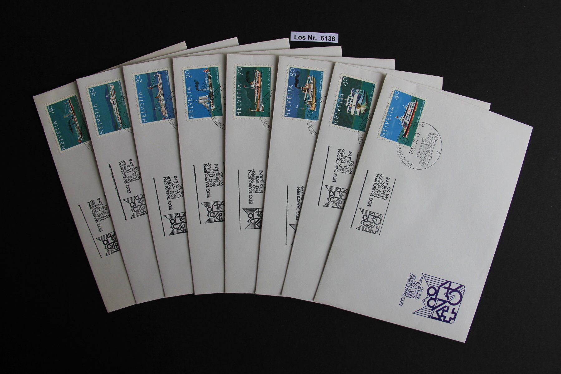Tous les timbres: CH Briefe Einzelwerte Lemanex mit Sonderstempel     Los 6136 – D'occasion à Volken par jukon65