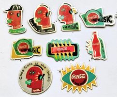 9  Coca-Cola music - Pins