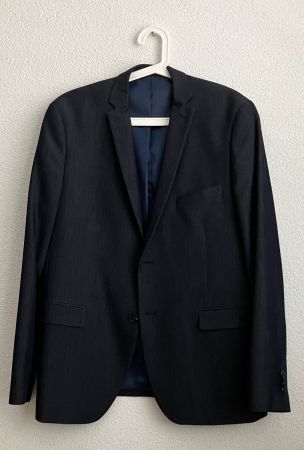 Herren Anzug v. Manor, Marine, Sakko Gr. 52, Hose Gr. 50