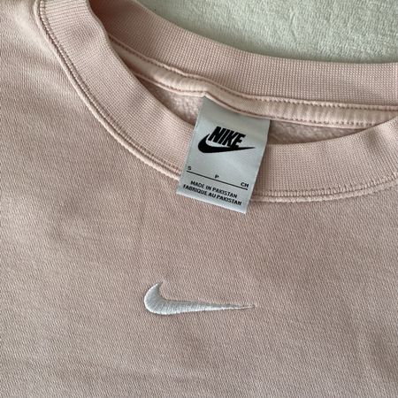 Nike Original Baby Pink Pullover S Oversized