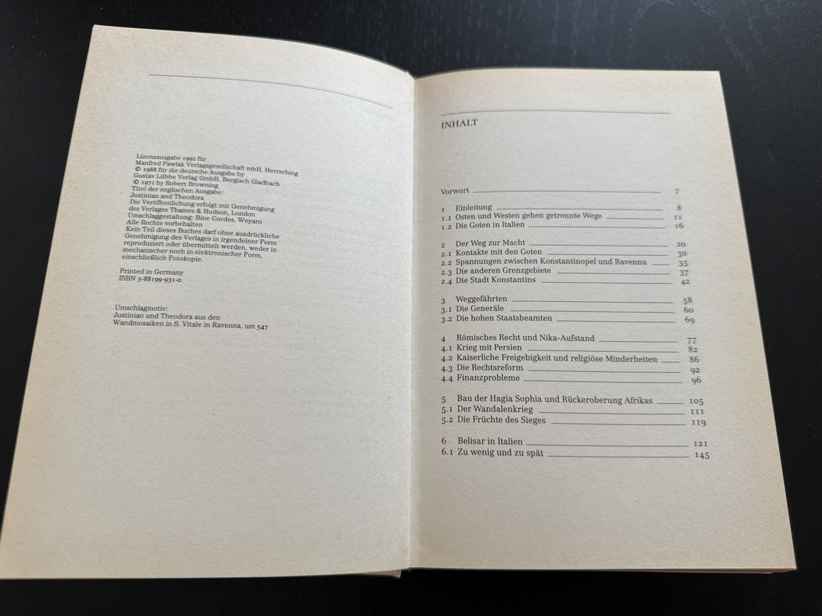 Bücher: Justinian und Theodora – Gebraucht aus Erstfeld von Mario_boe0 2