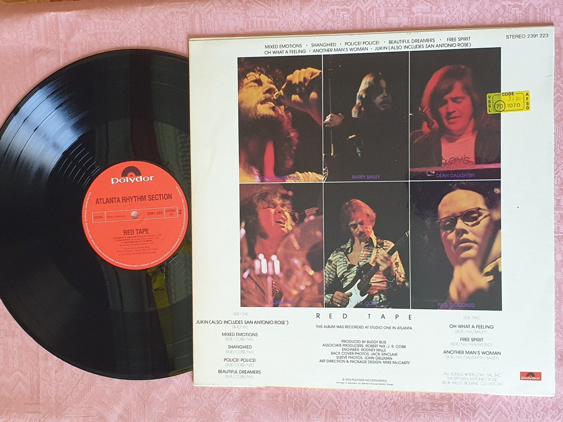 Dischi in vinile: Red Tape  "Atlanta rythm section" LP vinyle – Usato da Damphreux venduto da oldlamp 1