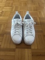 Puma Platform Sneaker weiss/gold Gr.39 Leder