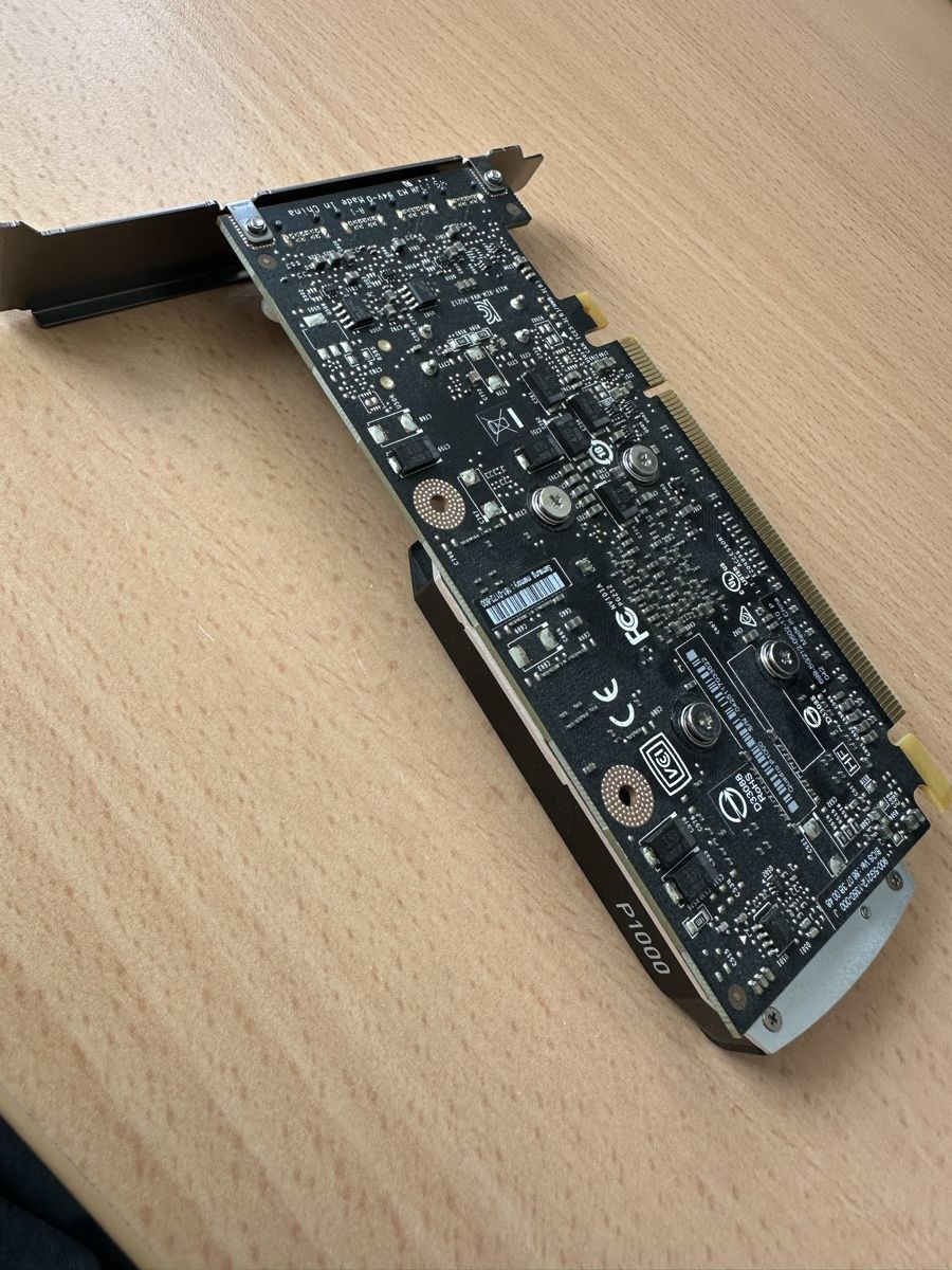 Nvidia Schede grafiche: NVIDIA Grafikkarte P1000 2x – Usato da Schaan venduto da dsalanovic 1