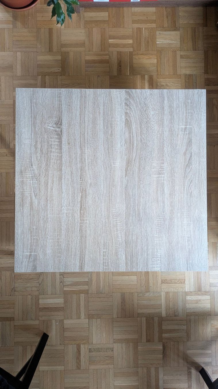 Tavoli: Kaffeetisch Set Holzoptik Metallgestell schwarz – Usato da St. Gallen venduto da aficionados 5