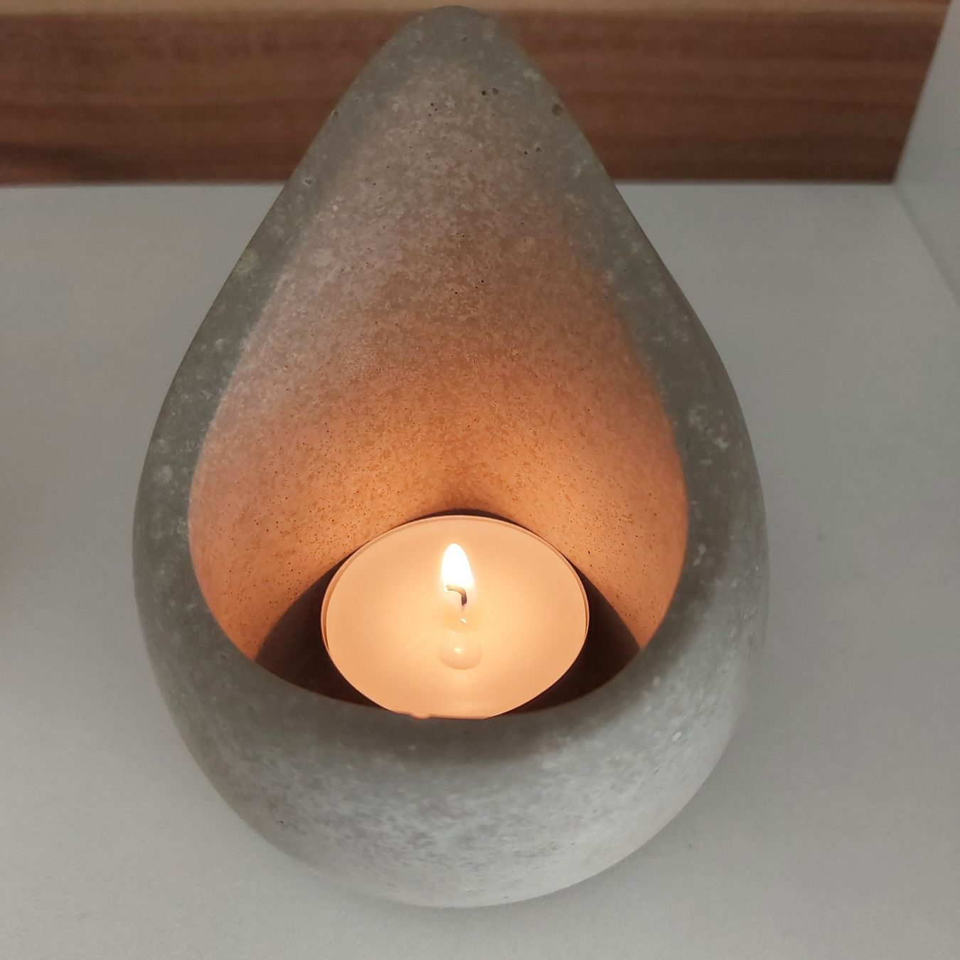 Lanterne: Teelichhalter aus Beton – Nuovo (secondo la descrizione) da Erlinsbach SO venduto da Inspirierend