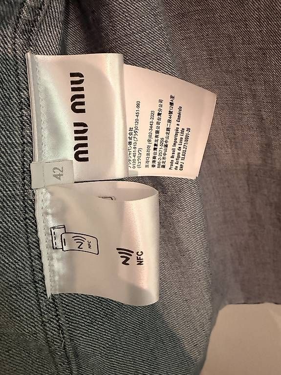 Camicette: Miu Miu Denim Hemd – Usato da Adligenswil venduto da TST04 3