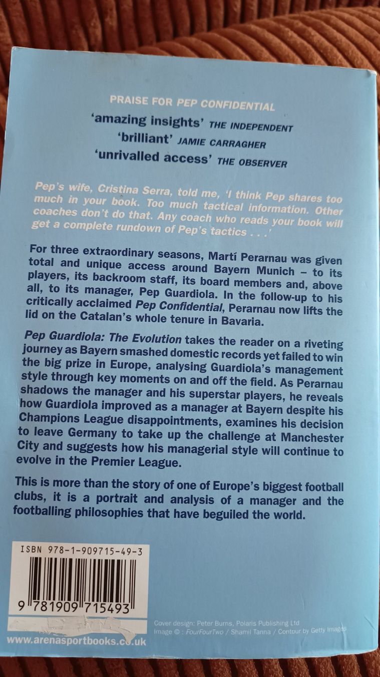 Bücher: Pep Guardiola The Evolution / Martí Perarnau – Gebraucht aus Basel von ann_frw2 3