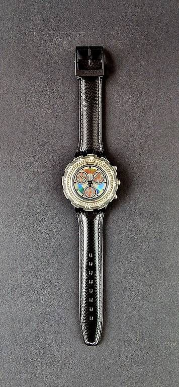 Orologi: Swatch Aqua Chrono Black Rudder SBB100 – Usato da Bassersdorf venduto da Zwoebschi