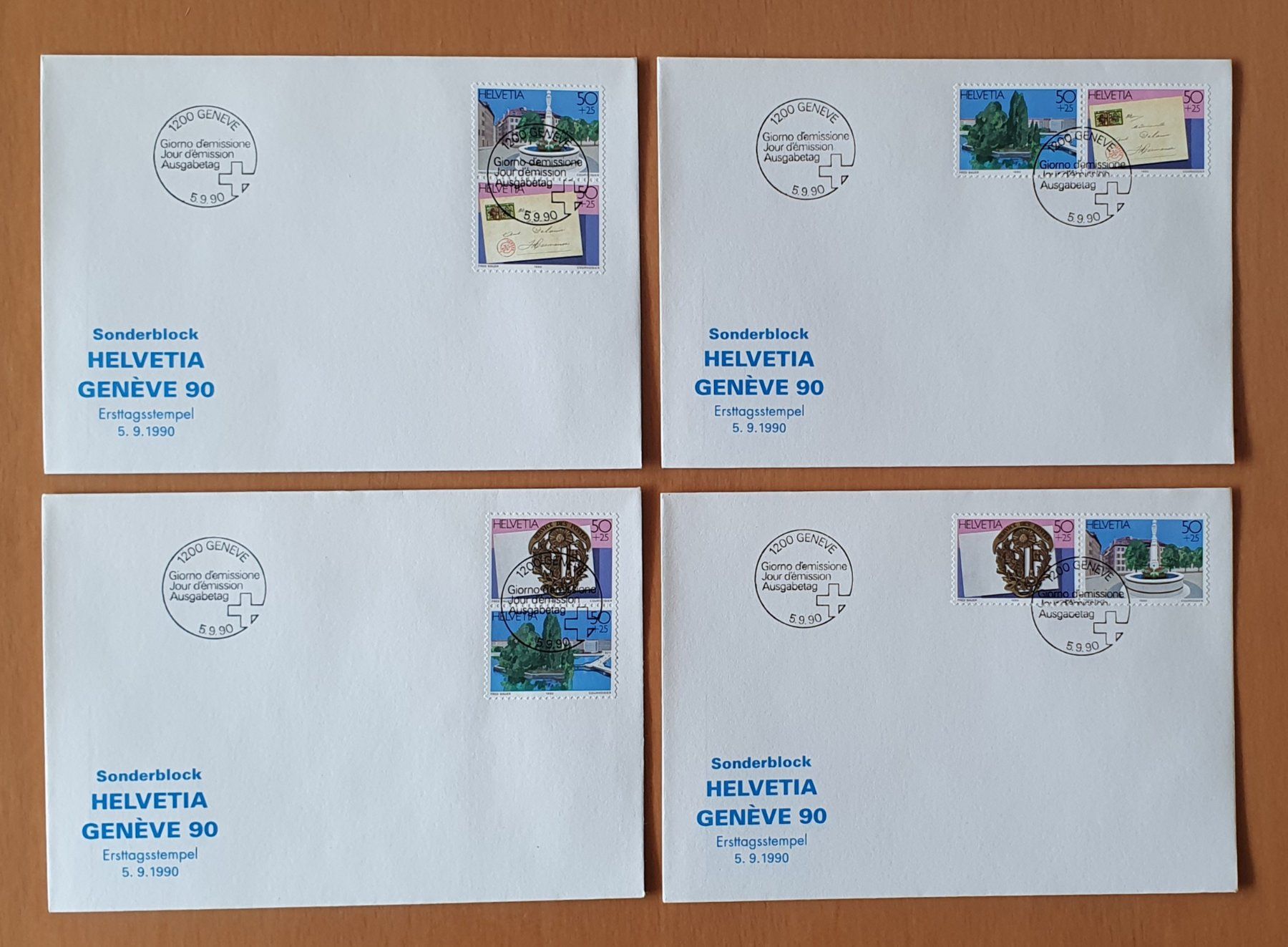 Tutti i francobolli: 5 Serien - FDC Zusammenhängend – Usato da Kreuzlingen venduto da Rschweiz1 3