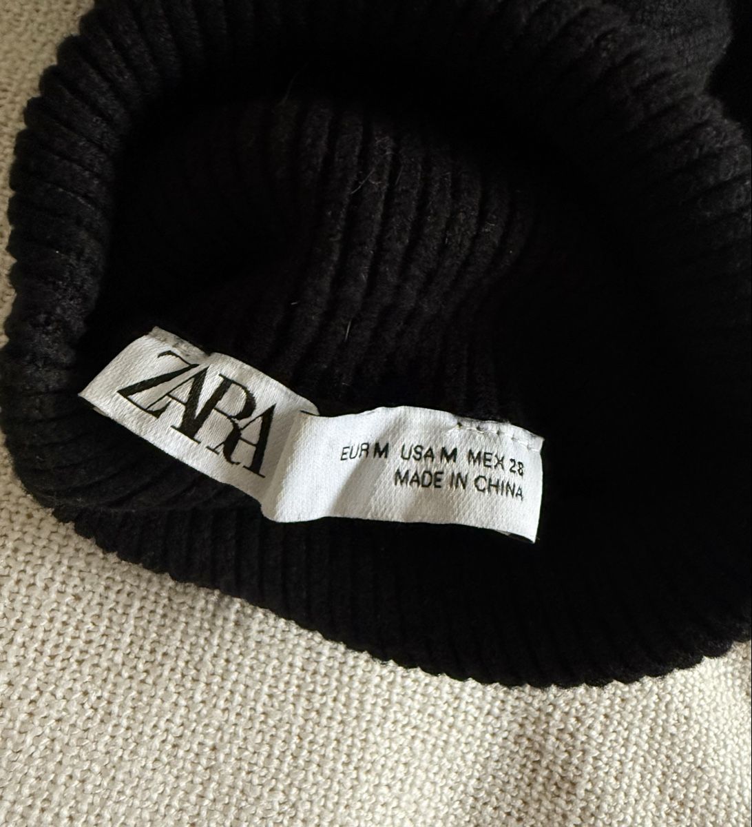 Zara Pullover & Sweatshirts: Pull à col roulé Zara noir, coupe ajustée, taille M – Gebraucht aus Châtelaine von nan_j75j 3
