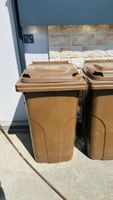 Abfallcontainer Verwo kunststoff 240 L braun