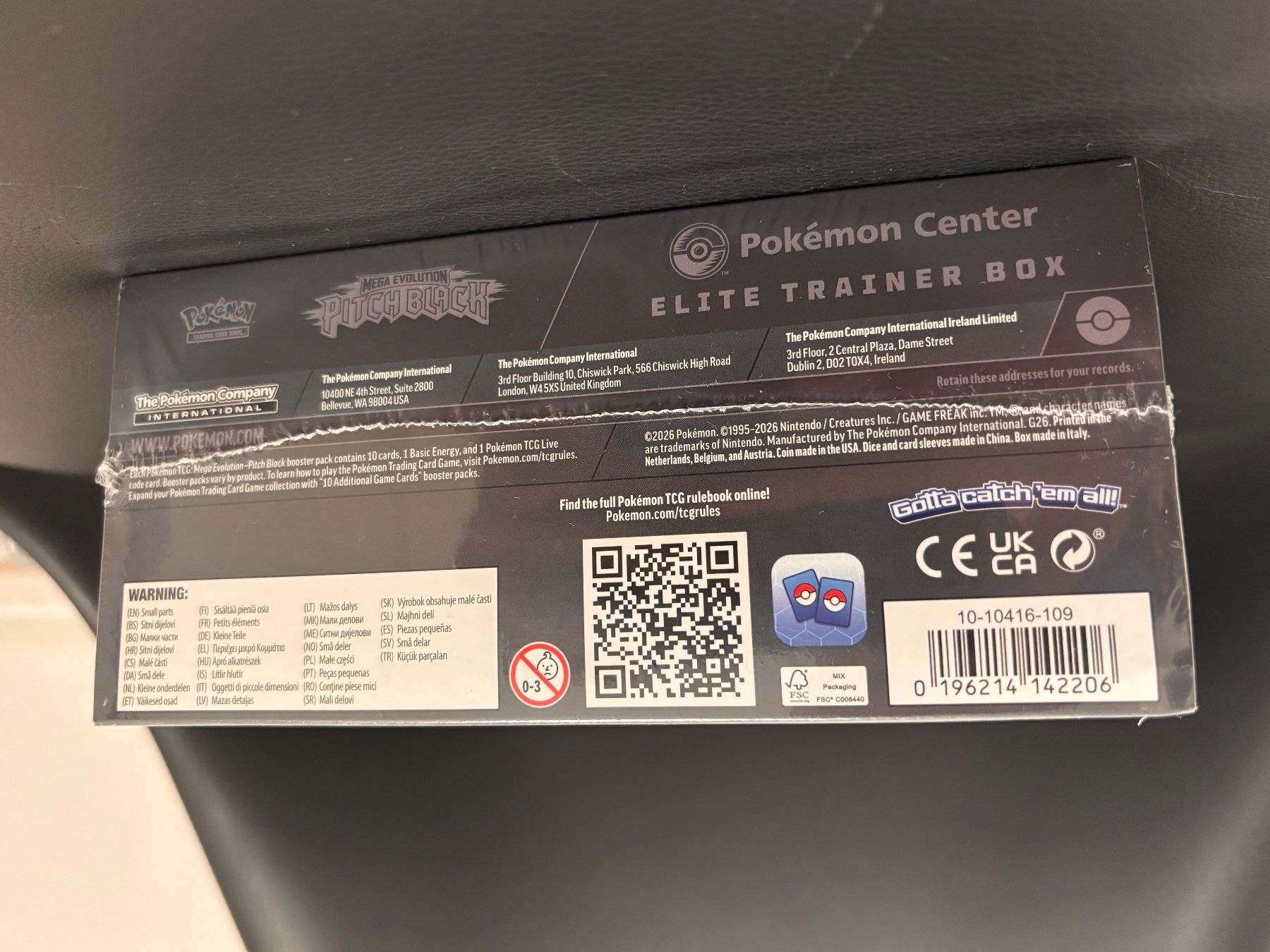 Pokémon Sammelbilder & Trading cards: Elite Trainer Box Pokémon Center Pitch Black#4 – Neu und originalverpackt aus Massagno von Gametrader00 3