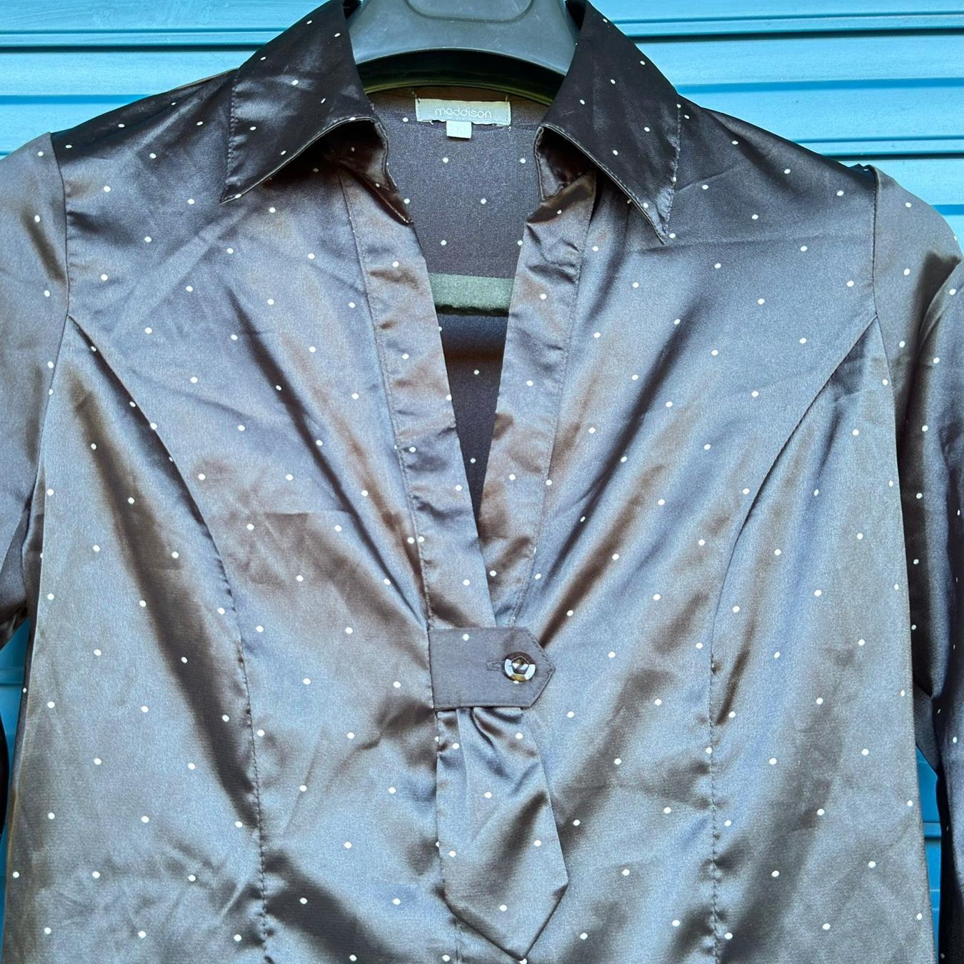 Maddison Vestiti: Satinbluse mit Polka Dots - Maddison – Nuovo (secondo la descrizione) da Winterthur venduto da Barlaas.Aziymey 6