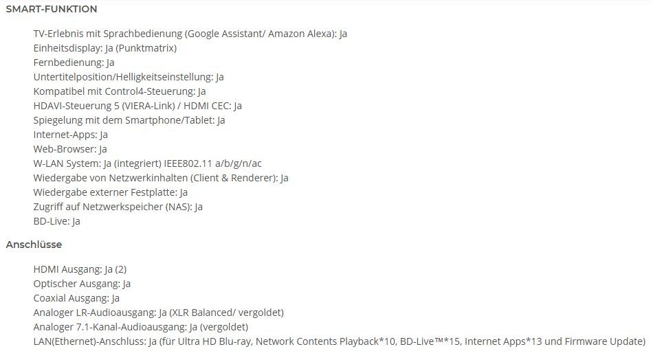 Panasonic Lettore multimediale & Streamer: 4K UHD Blu-ray Player – Usato da Burgdorf venduto da maliku 3