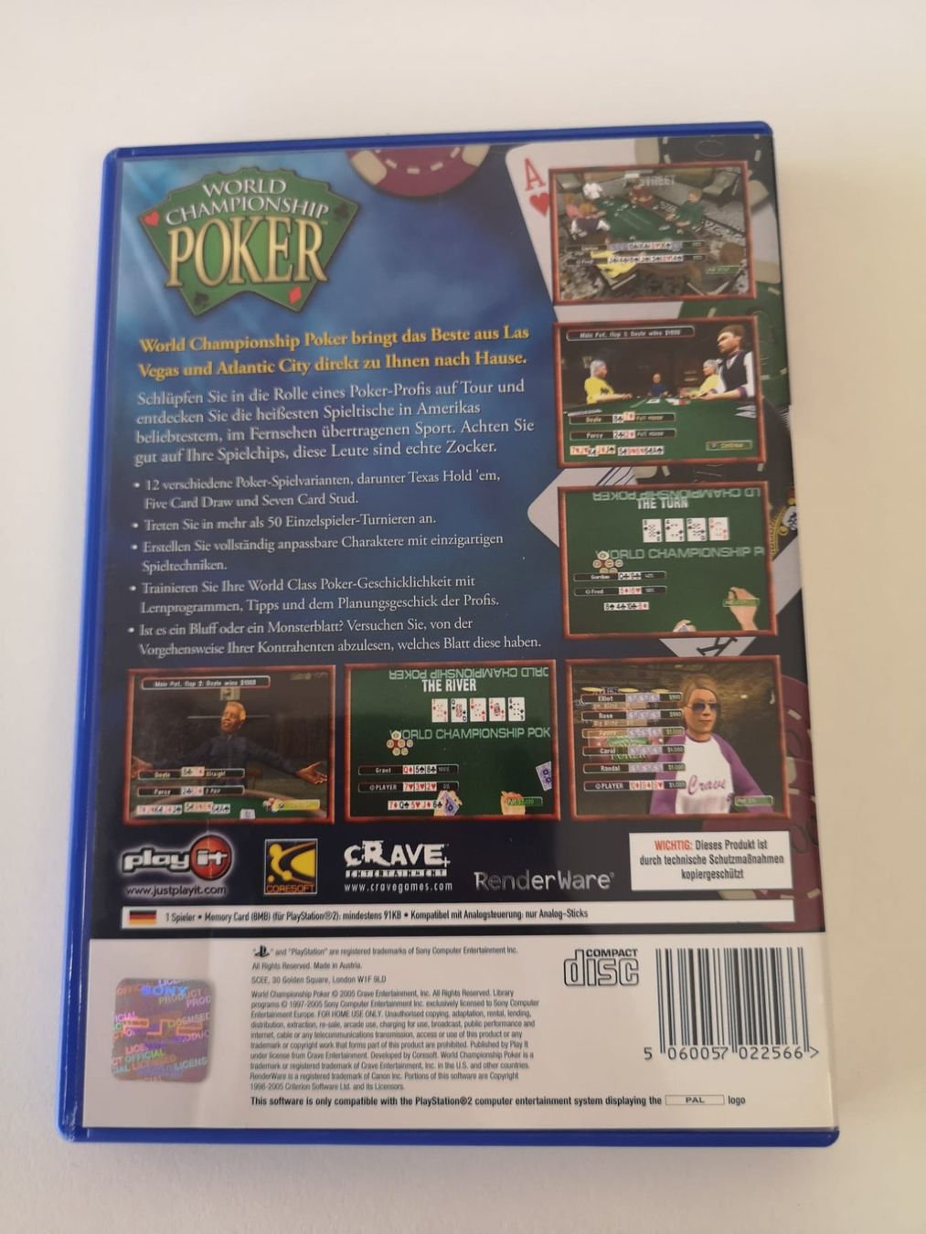 Sony Spiele: World Championship Poker (PS2) – Gebraucht aus Herisau von Seyashop_2 2