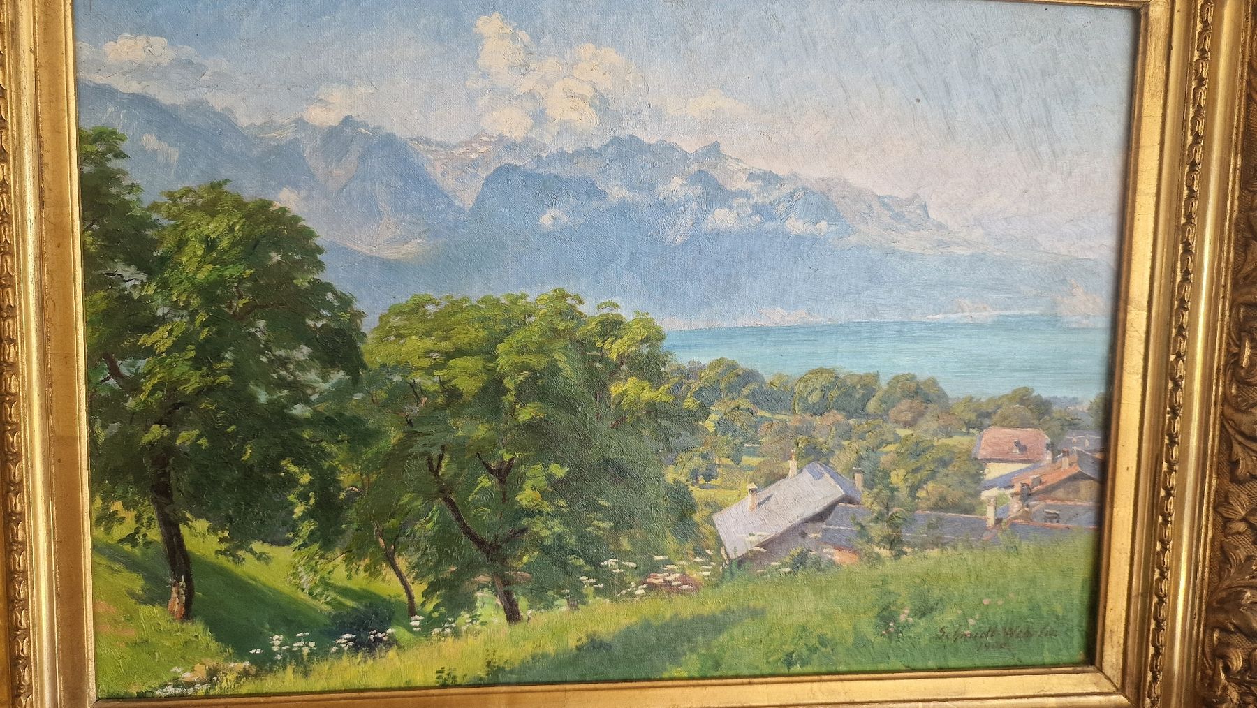 Tableaux: huile sur toile Schmidt-Wehrlin – D'occasion à Echandens par Vasteinauer 3