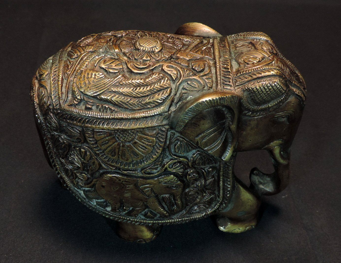 Figuren: massiver, indischer Messing Elefant – Gebraucht aus Duggingen von roterbambus 4