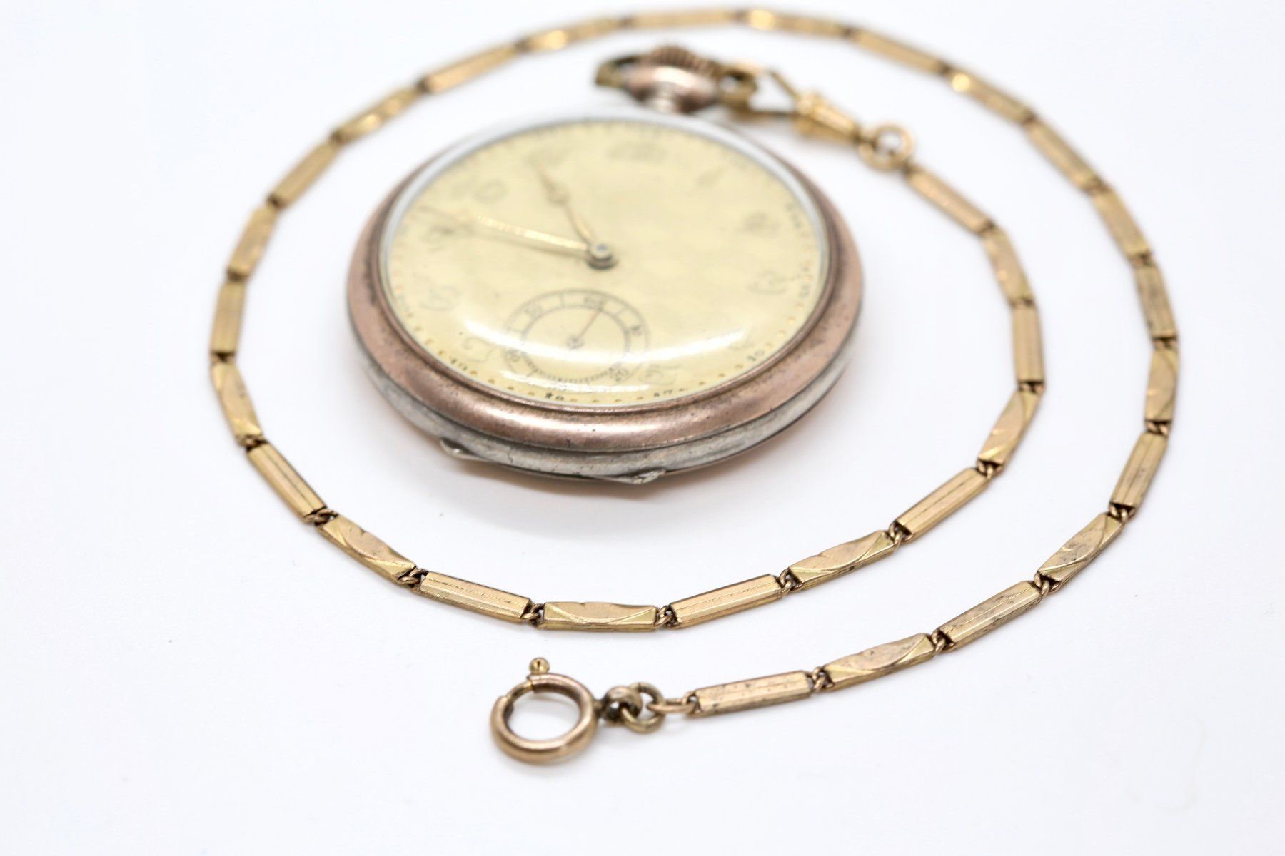Orologi: Antike Taschenuhr mit Kette – Usato da Reinach BL venduto da Han-Numismatik 2