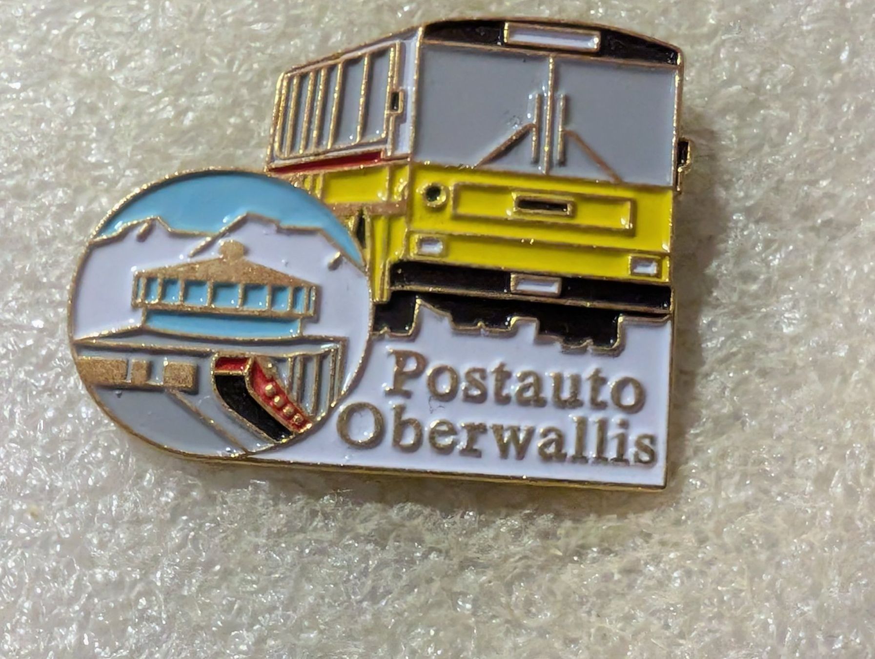Placchette & Badge: Ansteckpin 171: PTT Postauto Oberwallis – Usato da Oppligen venduto da Pin-Fall-Shop