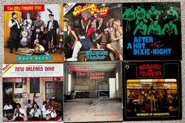 7 LPs TOP ZUSTAND: WOLWERINES JAZZ BAND - NEW ORLEANS DIXIE