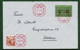 B167) W17L/R, FDC Ausschnitt aus Sonderblock Kt. 250.-
