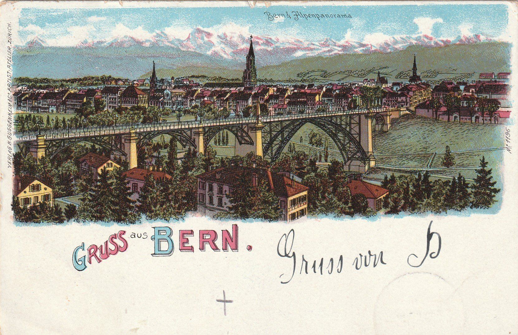 Ansichtskarten: Bern Litho – Gebraucht aus Rorschacherberg von fratovi2