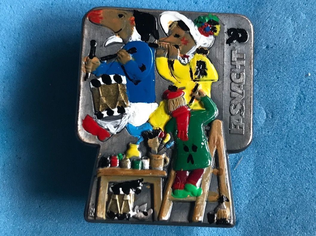 Placchette & Badge: Basel 1990 Handbemalt – Usato da Itingen venduto da Bebbi6569