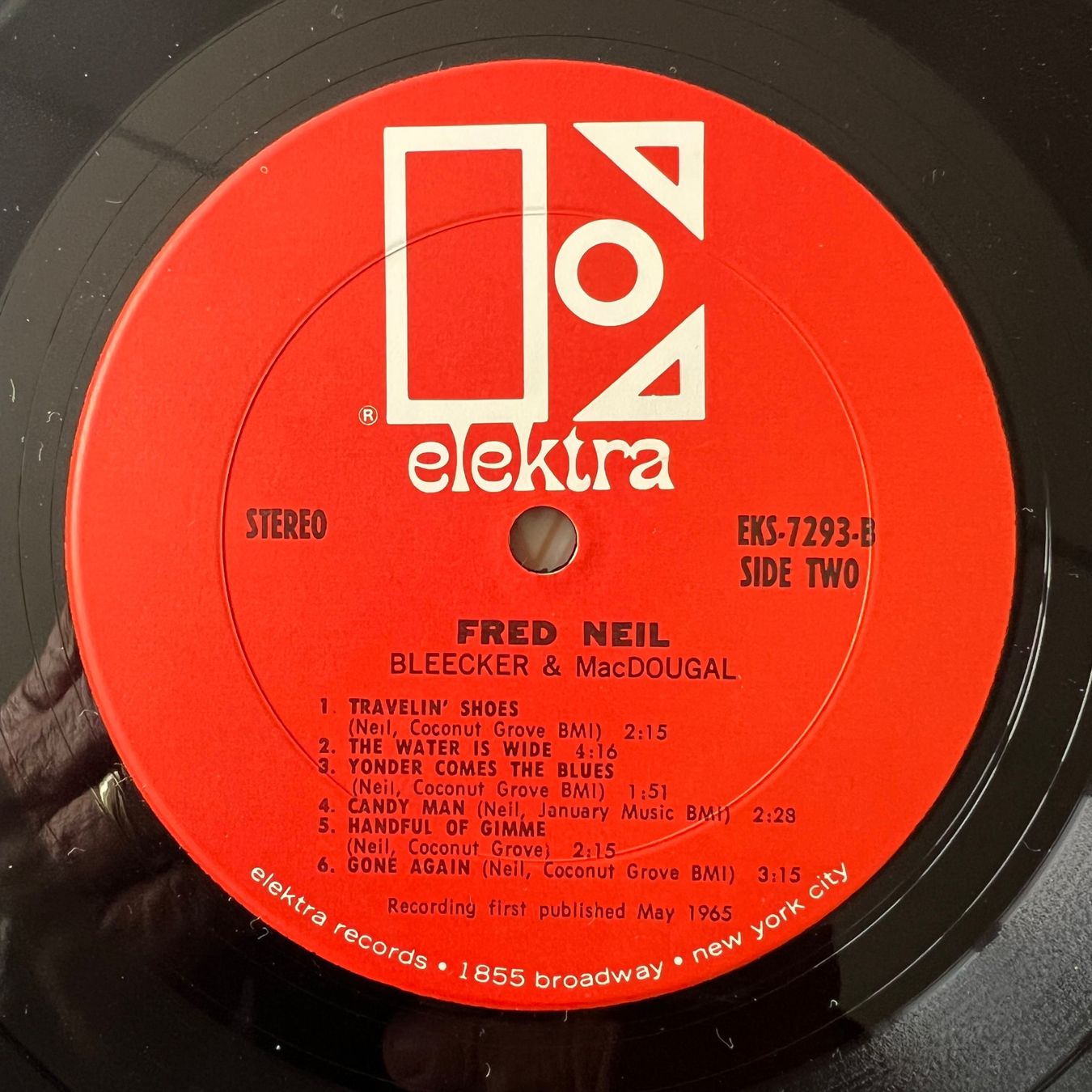 Schallplatten: Fred Neil - Bleecker & MacDougal / US-Press. 1969 – Gebraucht aus Gais von soundcave57 4